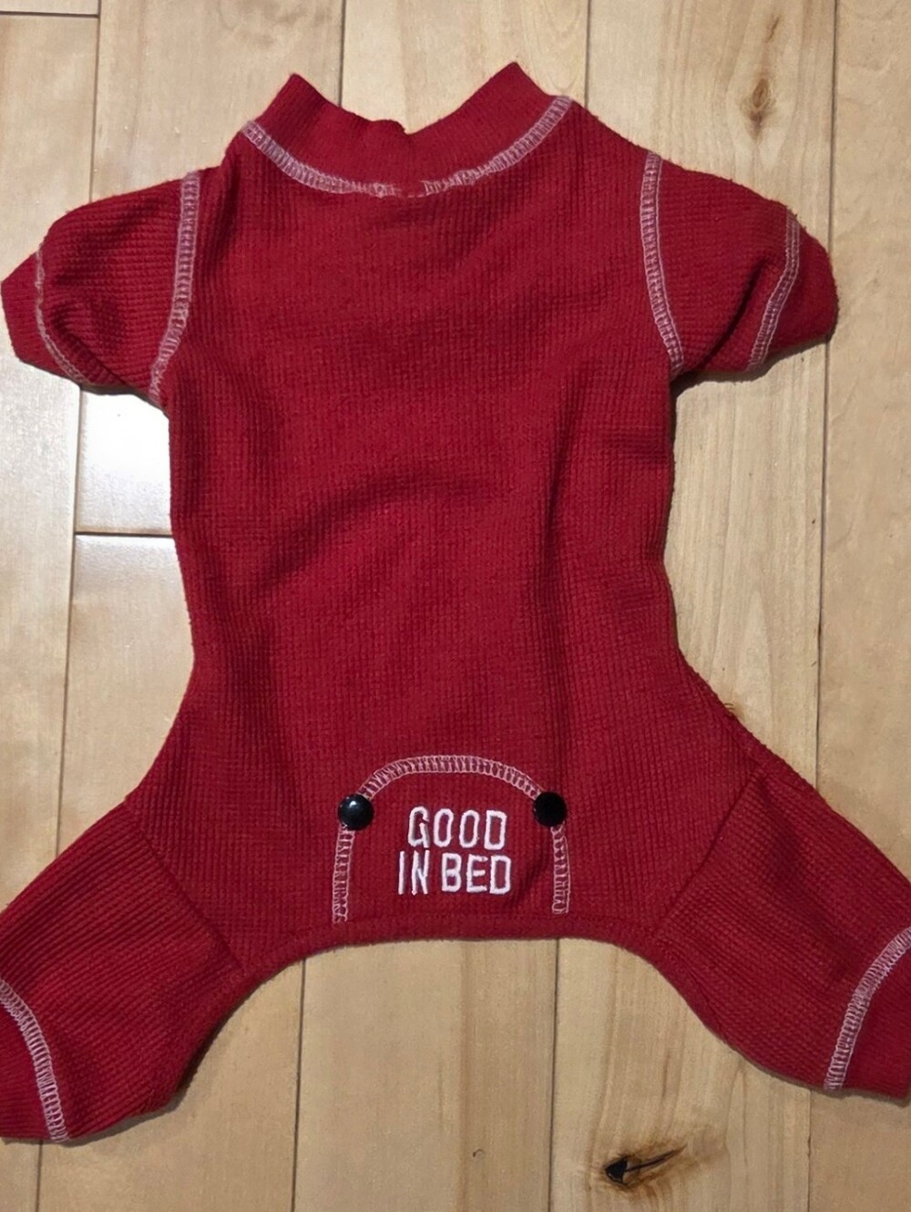 Fab Dog 'Good In Bed' Red Dog Pajamas (XS)